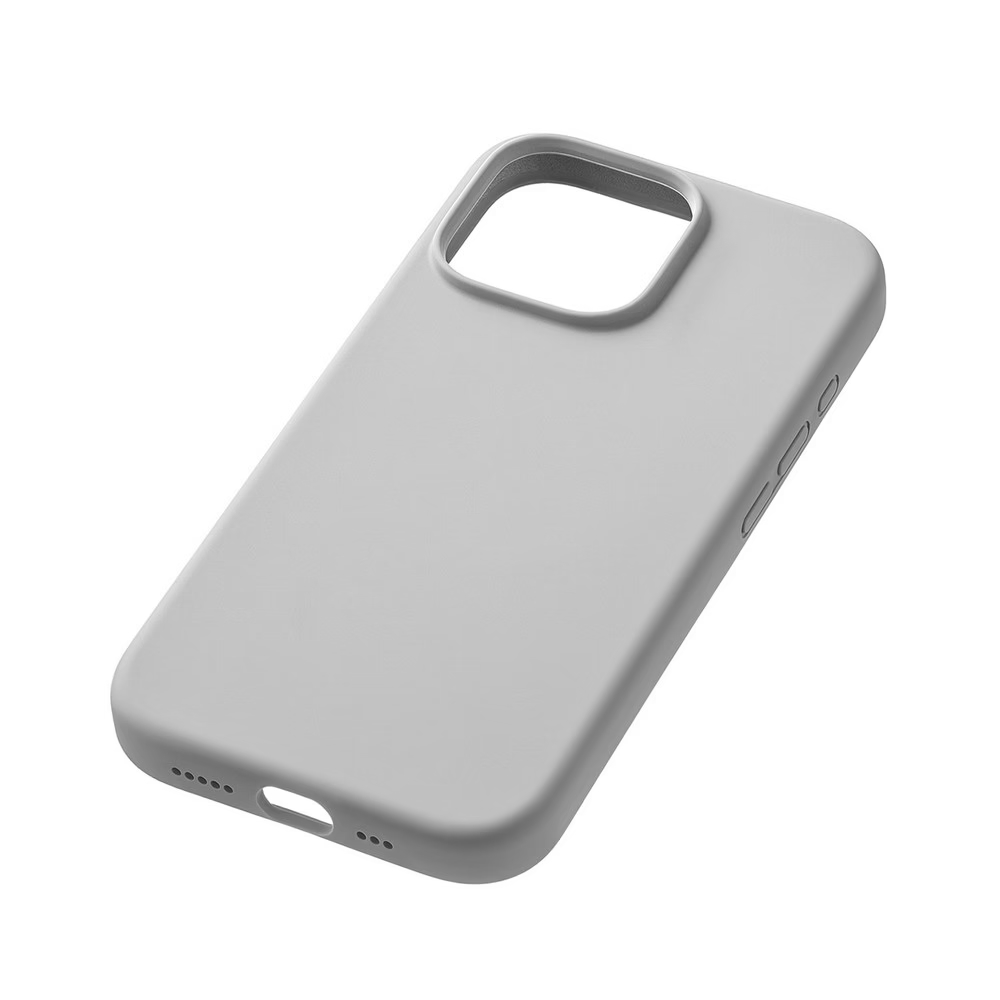 Чехол защитный uBear Touch Mag Case iPhone 16 Pro Max, софт-тач, светло-серый